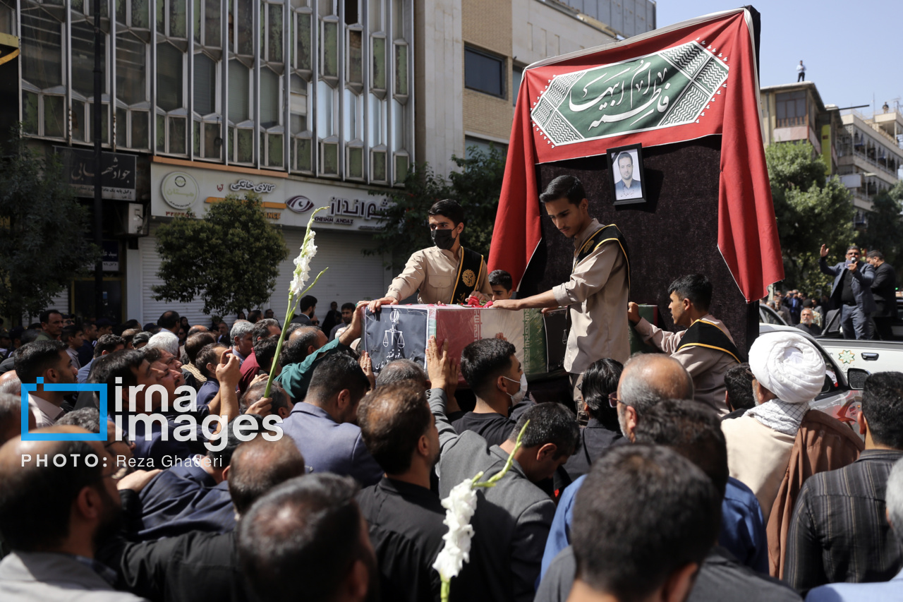 تشییع پیکر مطهر شهیدقاضی « احسان باقری»