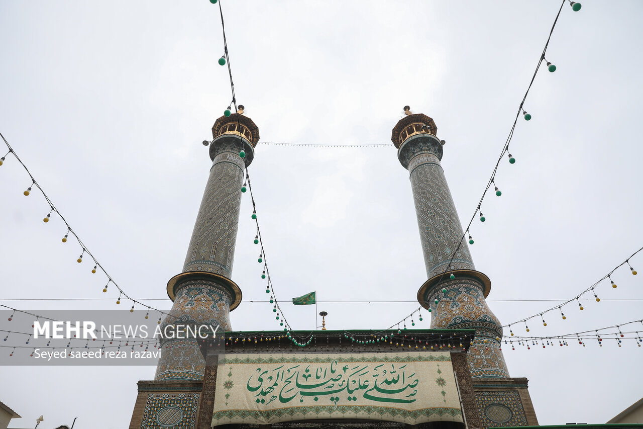حال و هوای حرم حضرت عبدالعظیم (ع) حسنی در روز نیمه شعبان