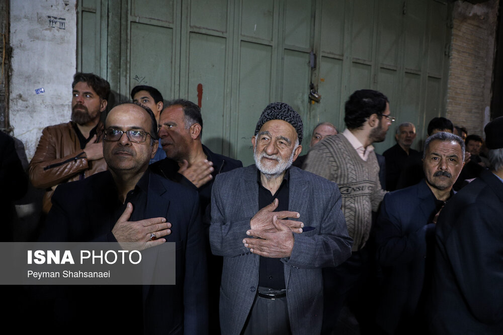 سوگواری سالروز شهادت امام علی(ع) در بازار بزرگ اصفهان