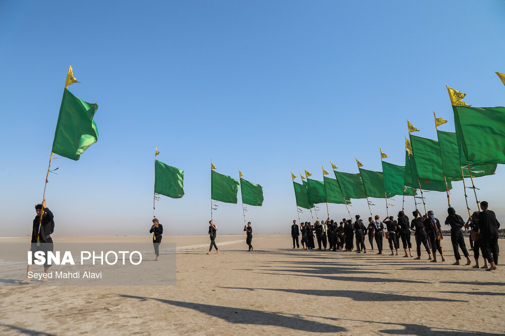آغاز پیاده روی زائران اربعین از مسیر «رأس‌البیشه» عراق