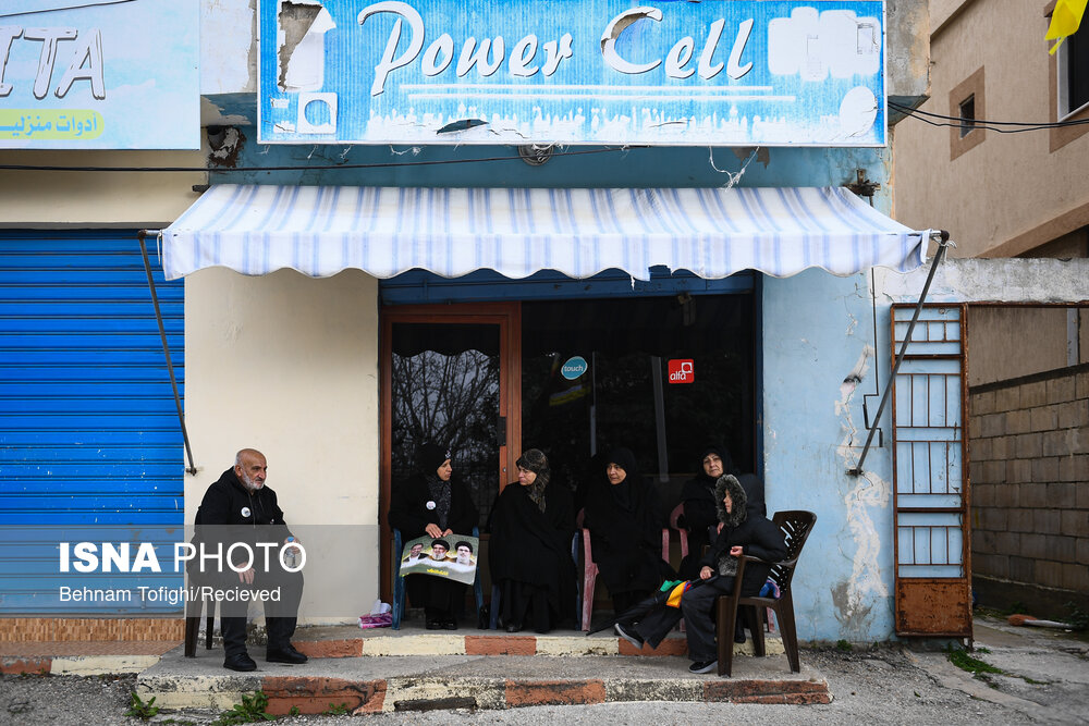 آیین تشییع پیکر شهید سیدهاشم صفی‌الدین - دیر قانون النهر