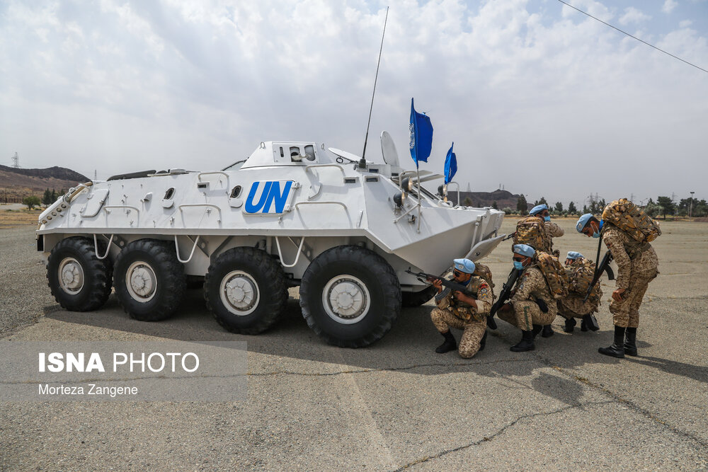 مانور تمرینی کلاه آبی‌های ارتش