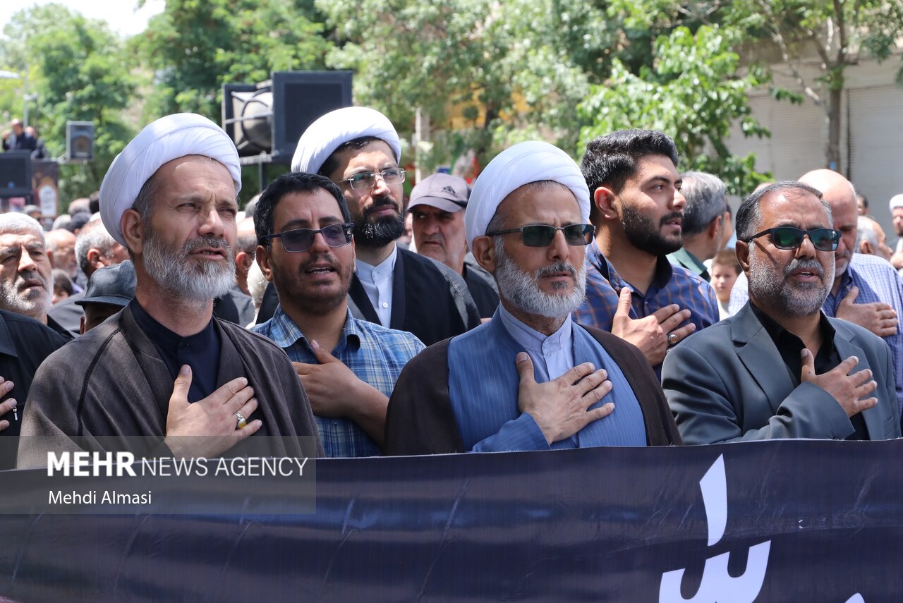 دسته عزاداری سالگرد ارتحال امام خمینی (ره) در زنجان