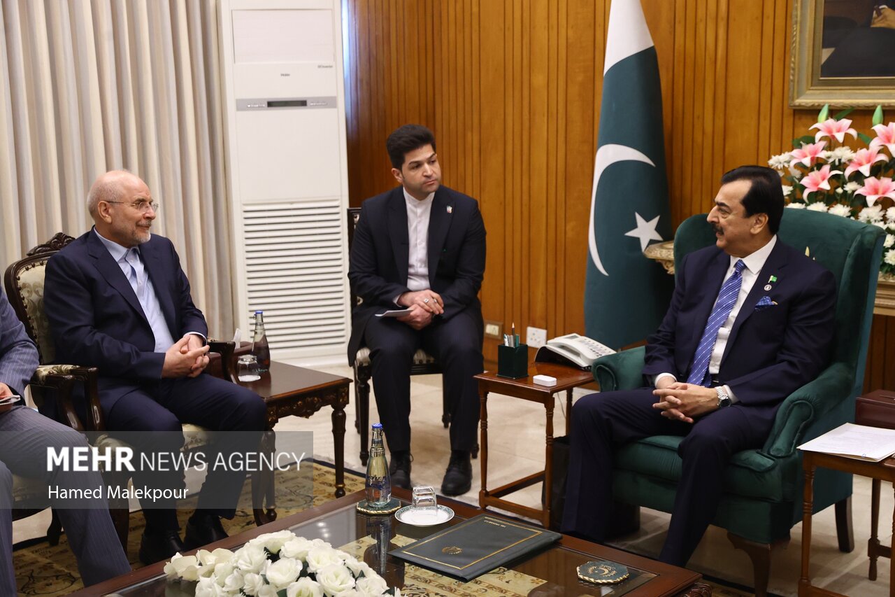 دومین روز سفر رئیس مجلس به پاکستان