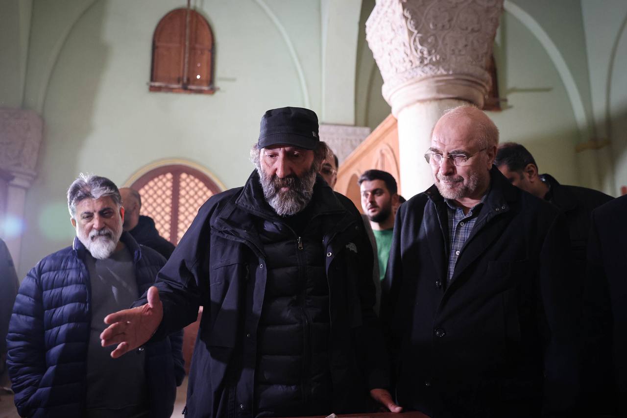 بازدید قالیباف از پشت صحنه سریال سلمان فارسی 