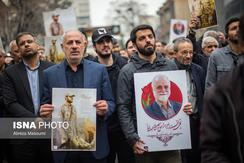 مراسم تشییع پیکر شهید مصطفی عبداللهی