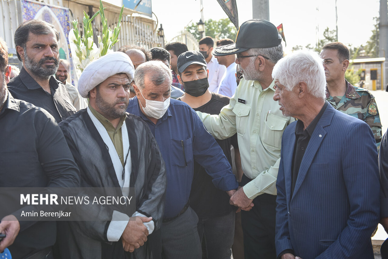 تشییع پیکر شهید «رضا زارع‌ مویدی»