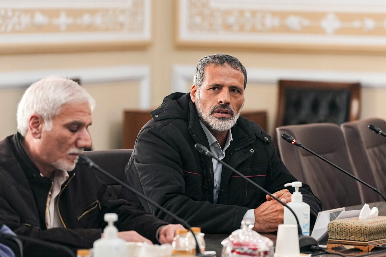 دیدار جمعی از جانبازان و ایثارگران با قالیباف