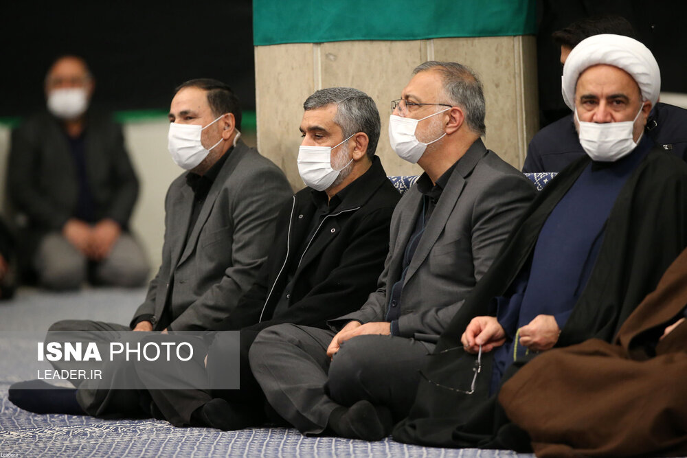 اولین شب مراسم عزاداری شهادت حضرت فاطمه زهرا در بیت رهبری