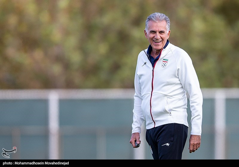 تمرین تیم‌ ملی فوتبال