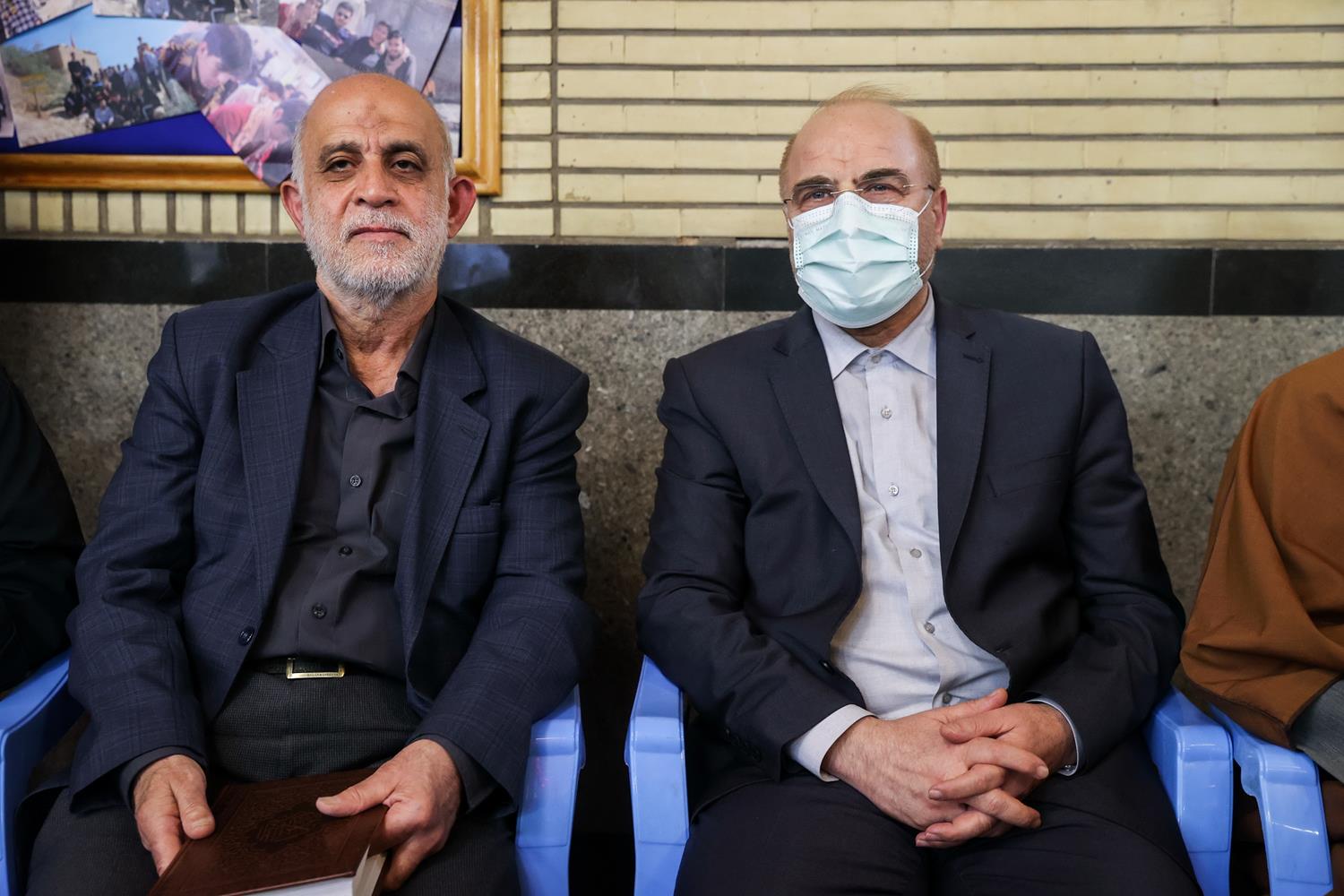 حضور قالیباف در مراسم ترحیم سردار شهید حسین خالقی