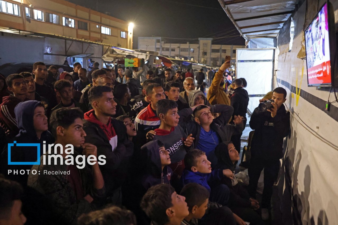 جشن مردم غزه بعداز آتش بس