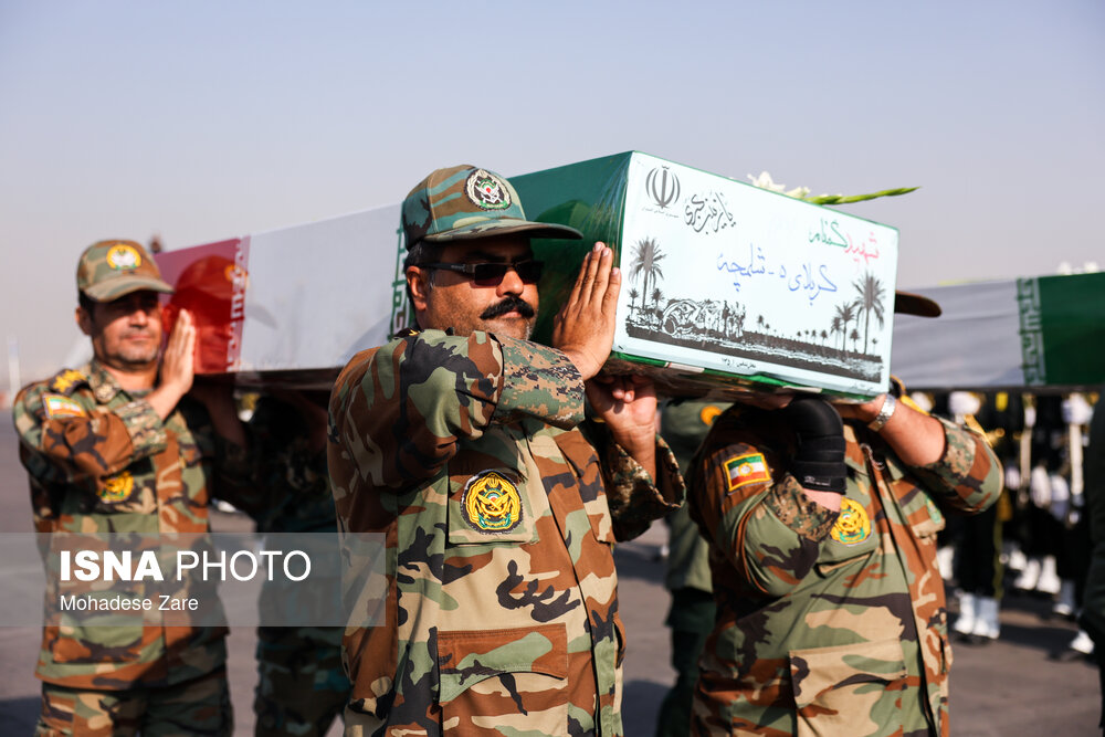 آیین استقبال از پیکرهای مطهر شهدای گمنام - مشهد