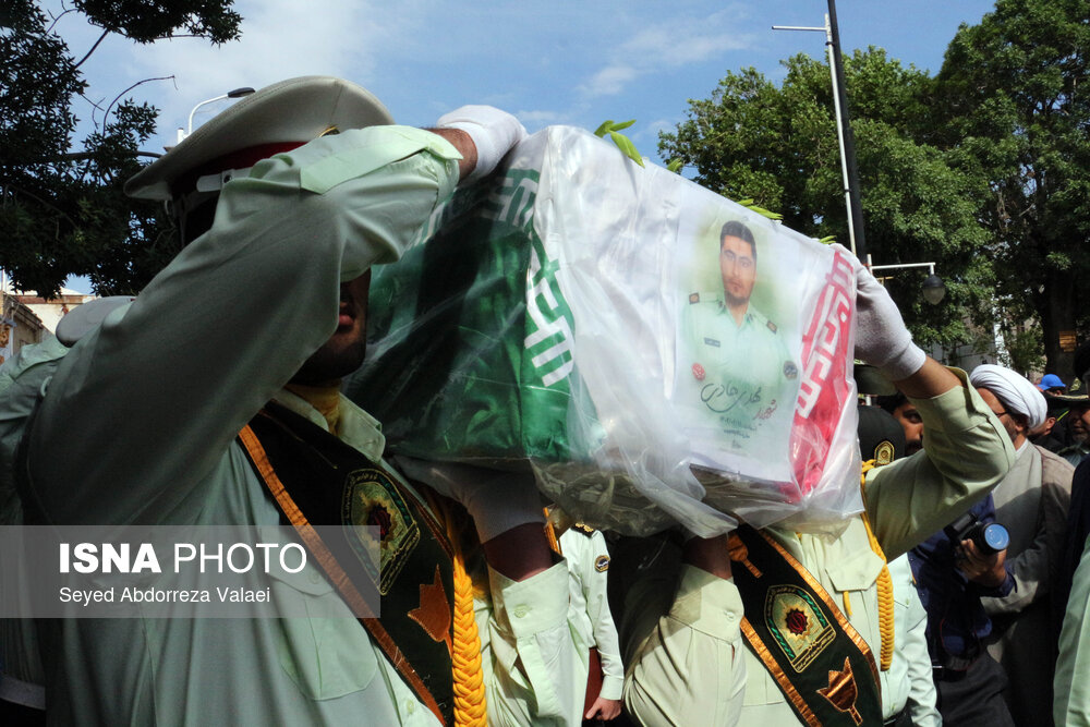 مراسم تشییع و تدفین شهید مهدی هادی