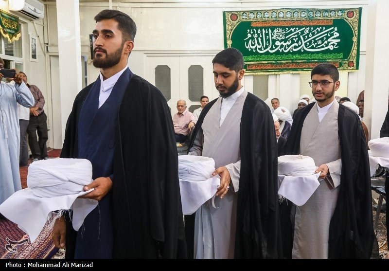 تصاویر مراسم عمامه گذاری طلاب