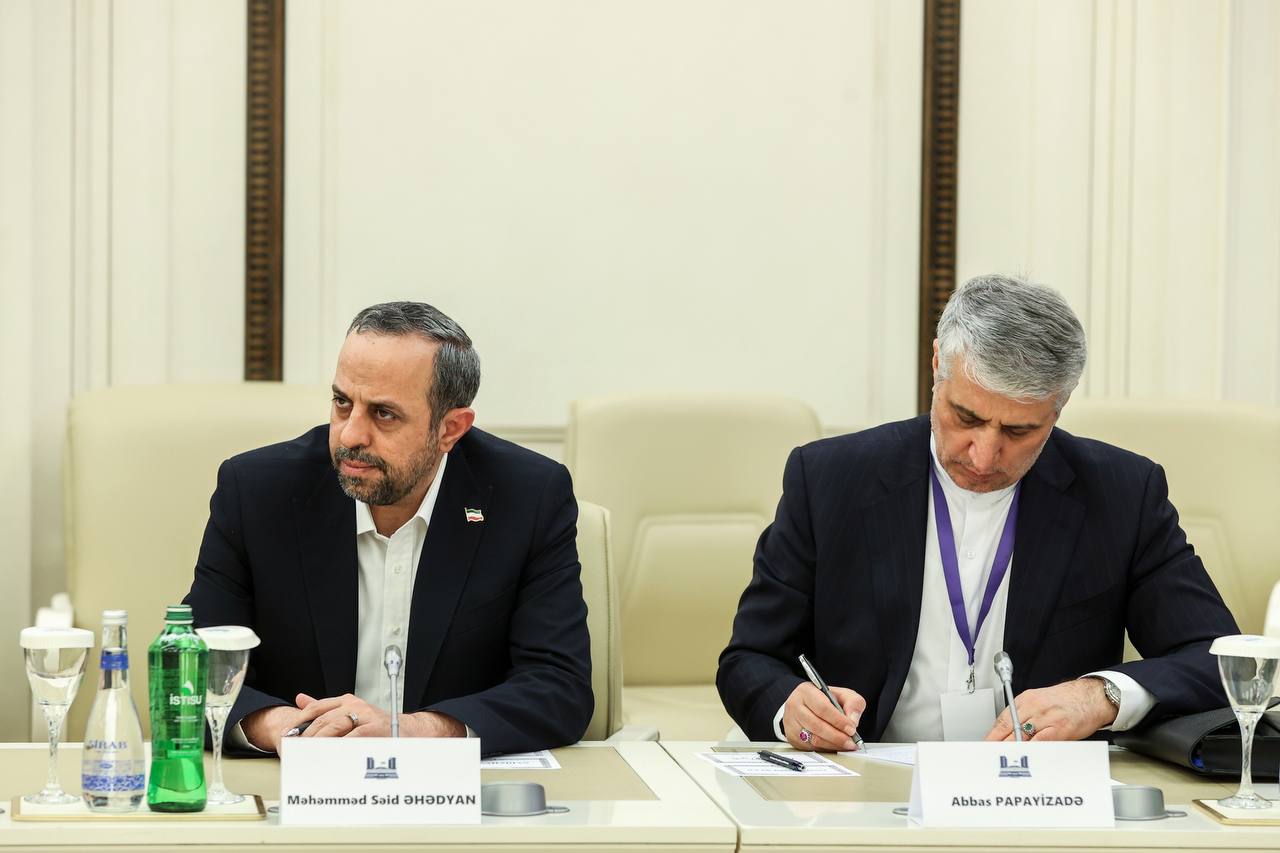 دیدار رئیس مجلس ملی جمهوری آذربایجان با قالیباف در باکو