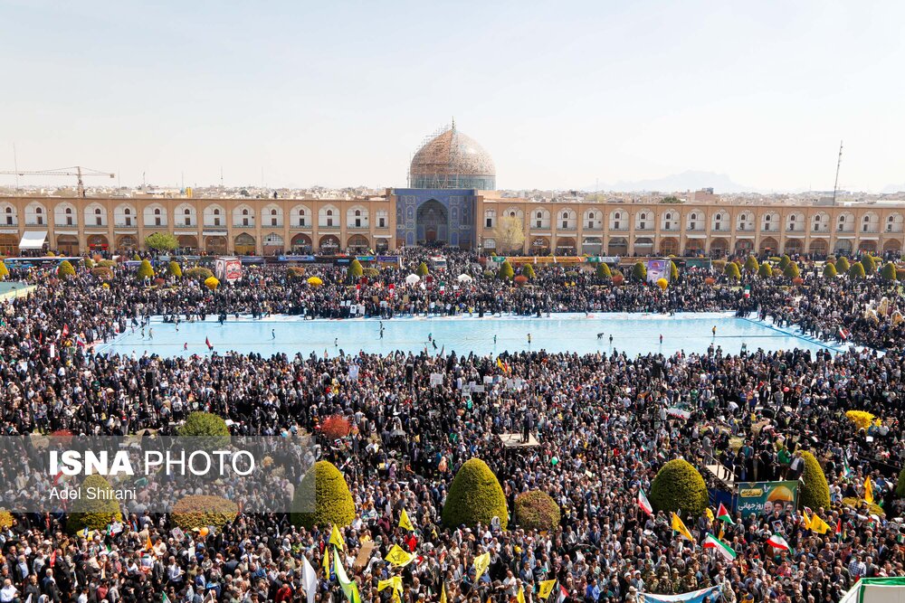 مراسم راهپیمایی روز قدس در اصفهان
