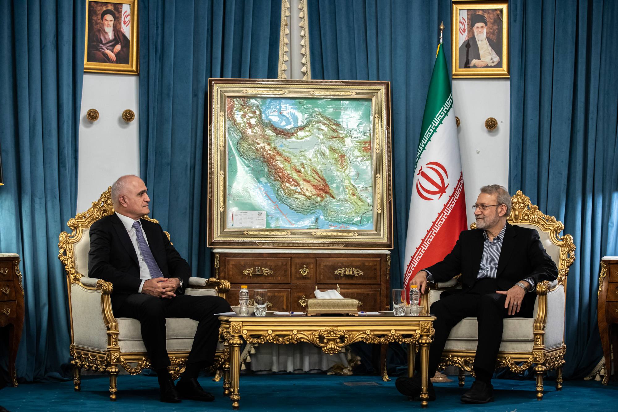 دیدار معاون نخست‌وزیر آذربایجان با علی لاریجانی