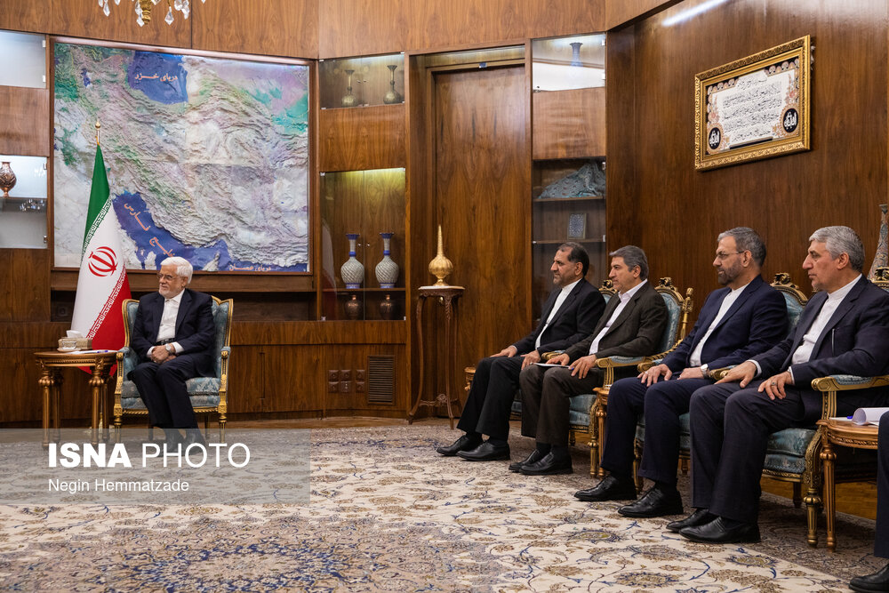 دیدار وزیر انرژی تاجیکستان با معاون اول رئیس جمهور