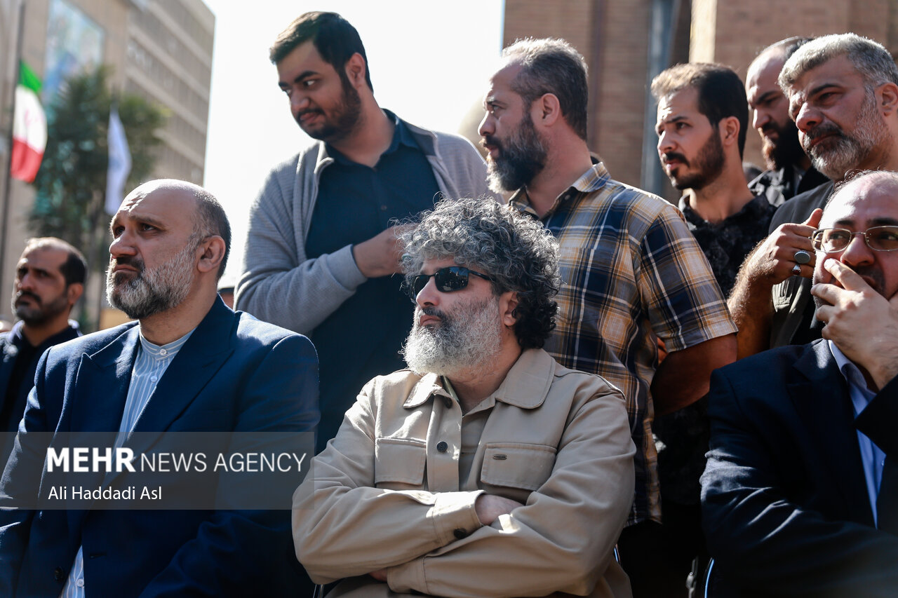 مراسم تشییع پیکر محمد کاسبی