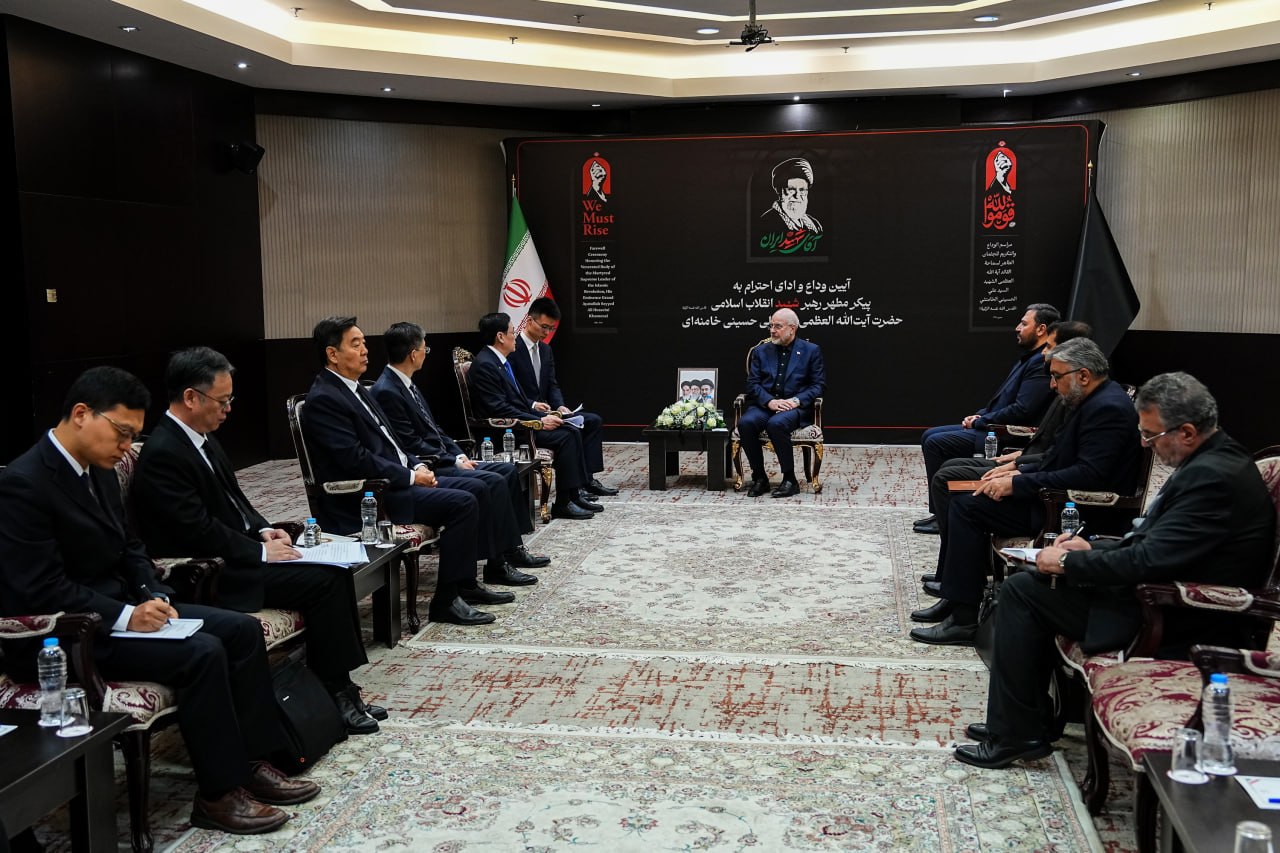 دیدار معاون کنگره خلق چین  با قالیباف