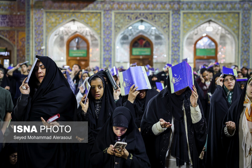 شب نوزدهم ماه مبارک رمضان در حرم مطهر رضوی