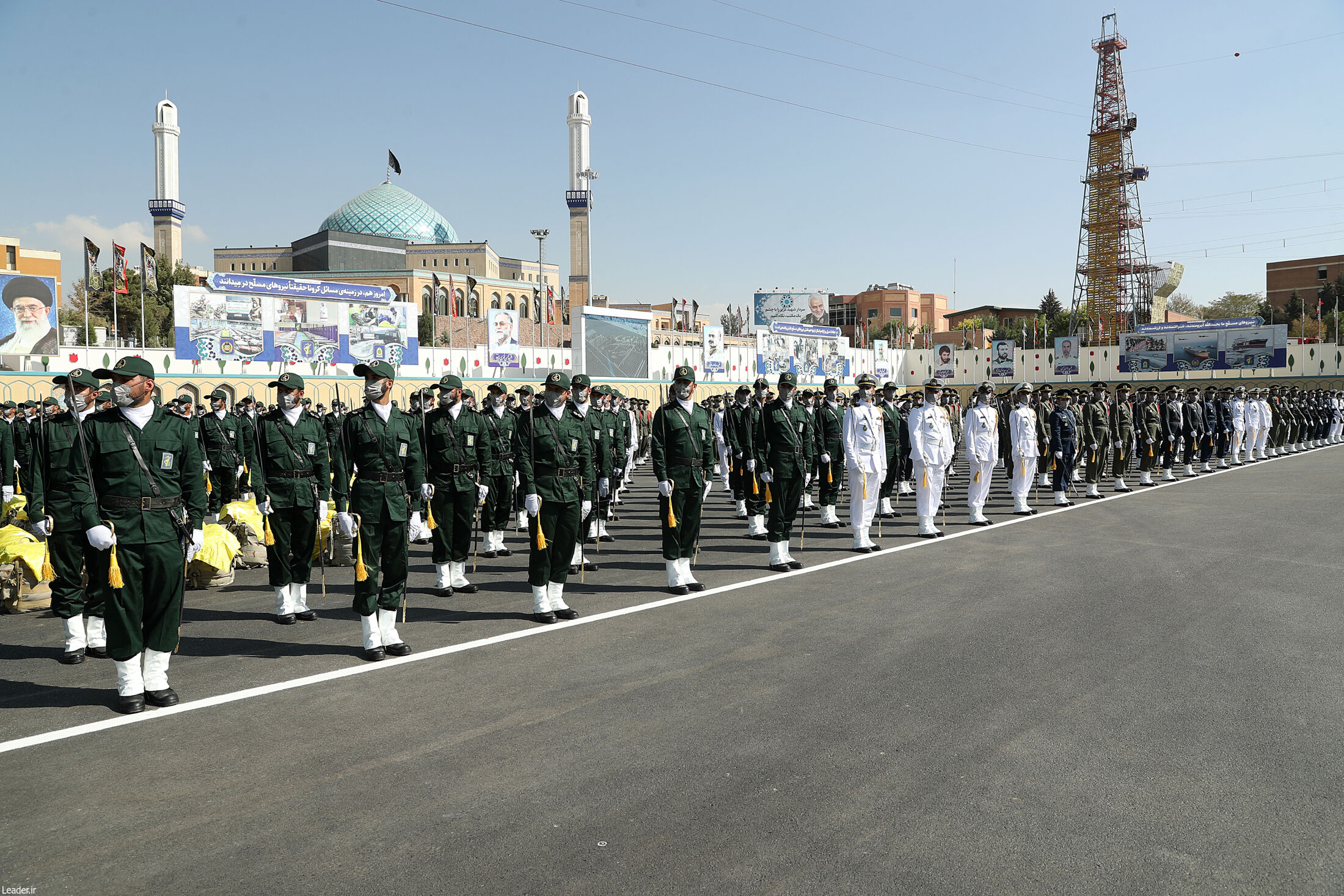  مراسم دانش‌آموختگی دانشگاههای افسری در دانشگاه امام حسین(ع)