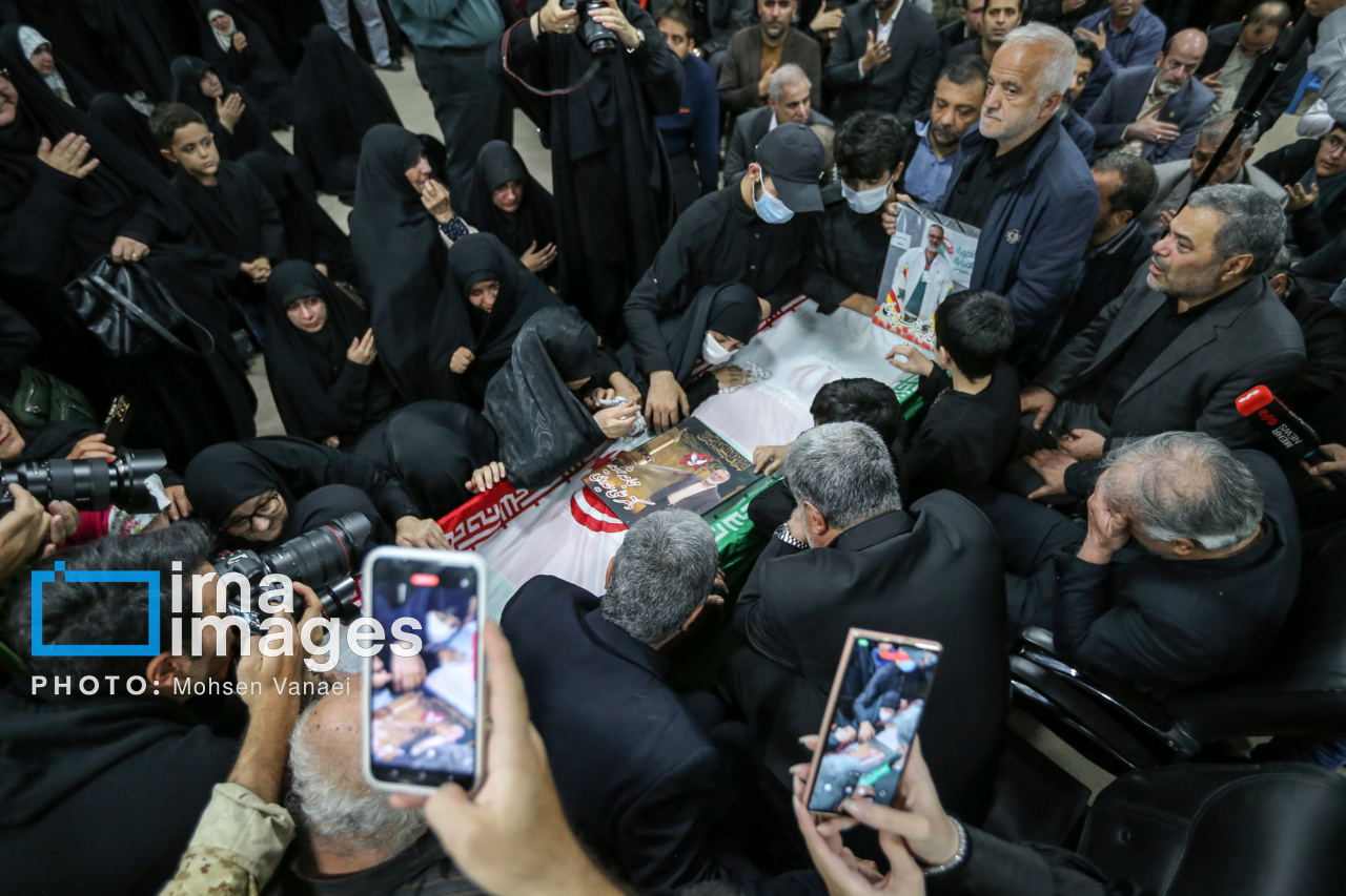 وداع با پیکر شهید «علی حیدری»