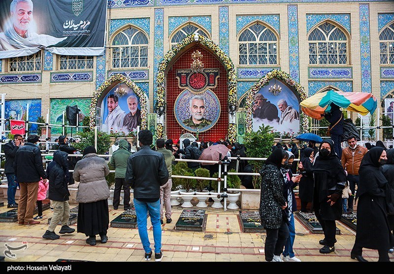حال و هوای گلزار شهدای کرمان