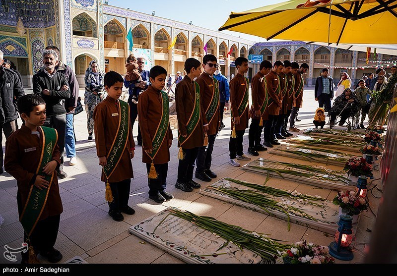مراسم گلابشویی حرم مطهر حضرت شاهچراغ (ع) 