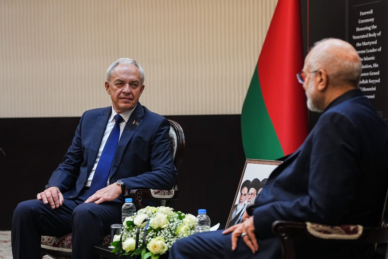 دیدار رئیس مجلس بلاروس با قالیباف