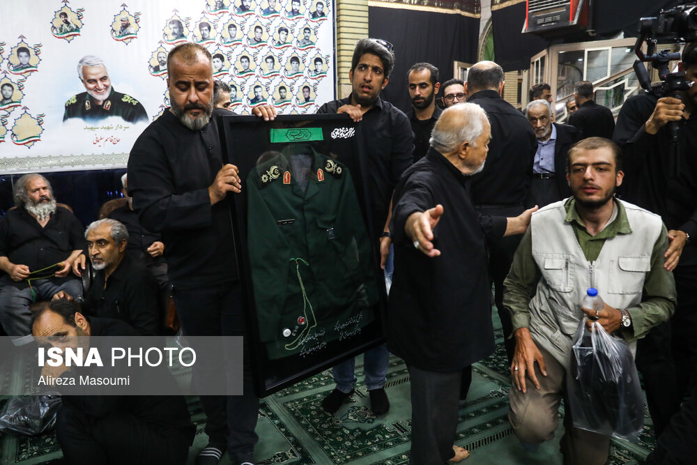 مراسم گرامیداشت فرمانده موشکی نیروی هوافضای سپاه