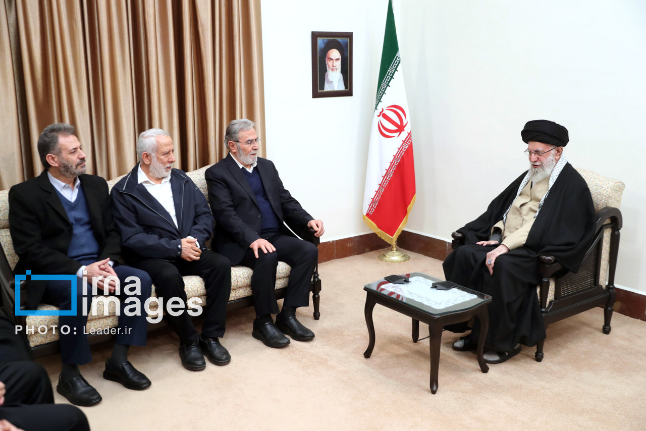 دیدار دبیرکل جهاد اسلامی فلسطین با رهبر انقلاب