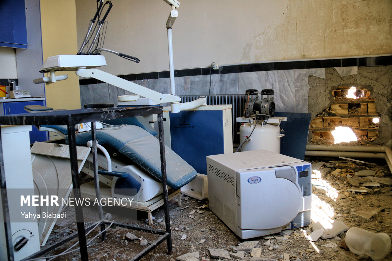 تعرض رژیم صهیونیستی به مرکز درمانی دینور کرمانشاه