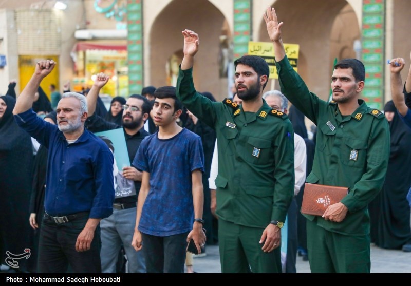 تجمع مردمی در پی محکومیت ترور شهید اسماعیل هنیه 