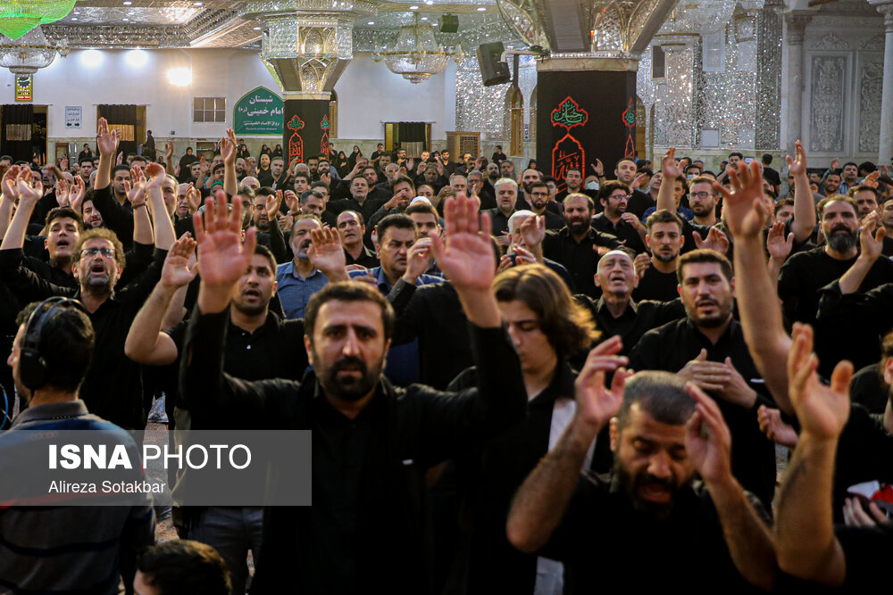 عزاداری شب پنجم محرم - حرم شاه عبدالعظیم (ع)