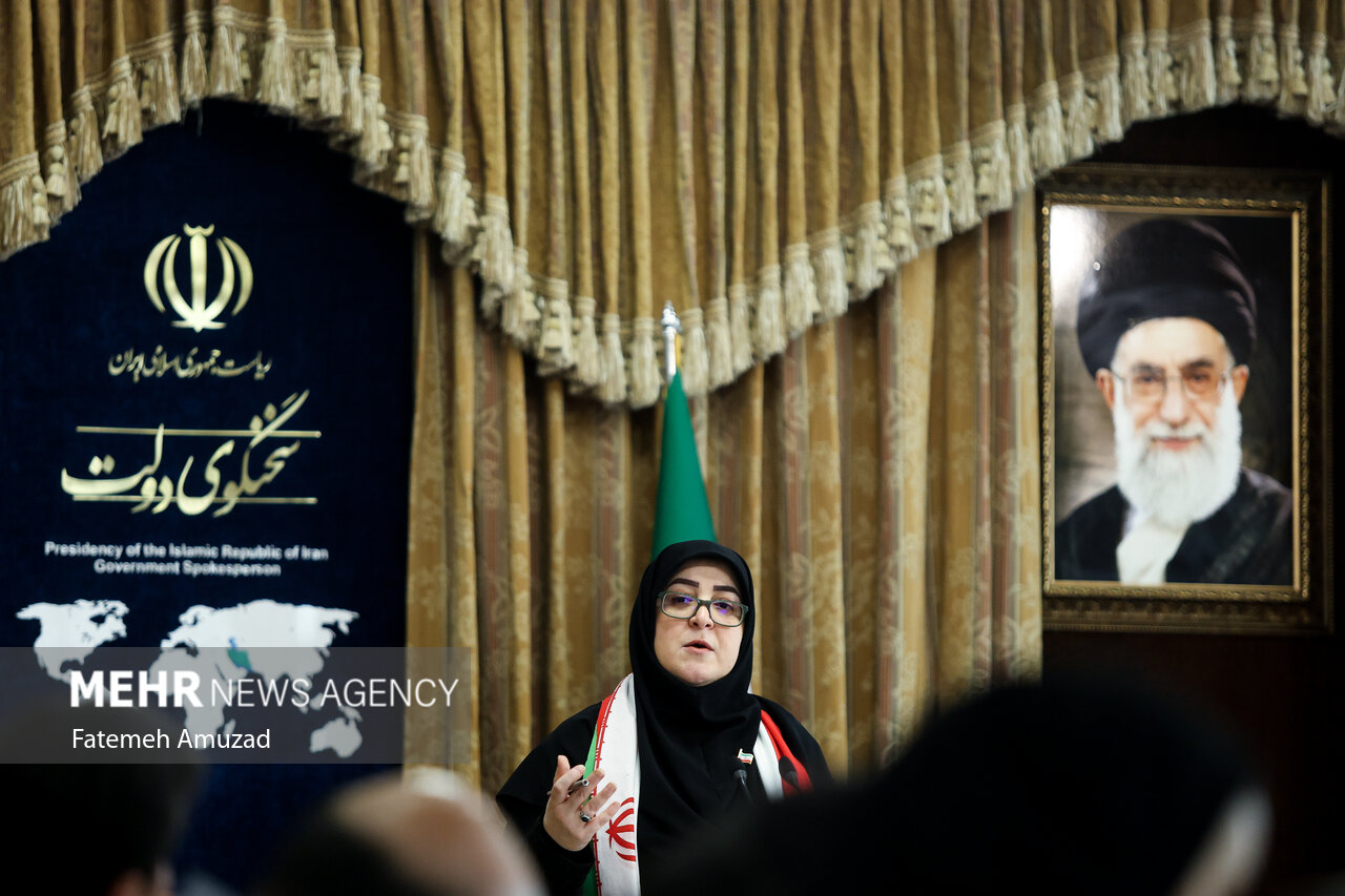 نشست خبری سخنگوی دولت