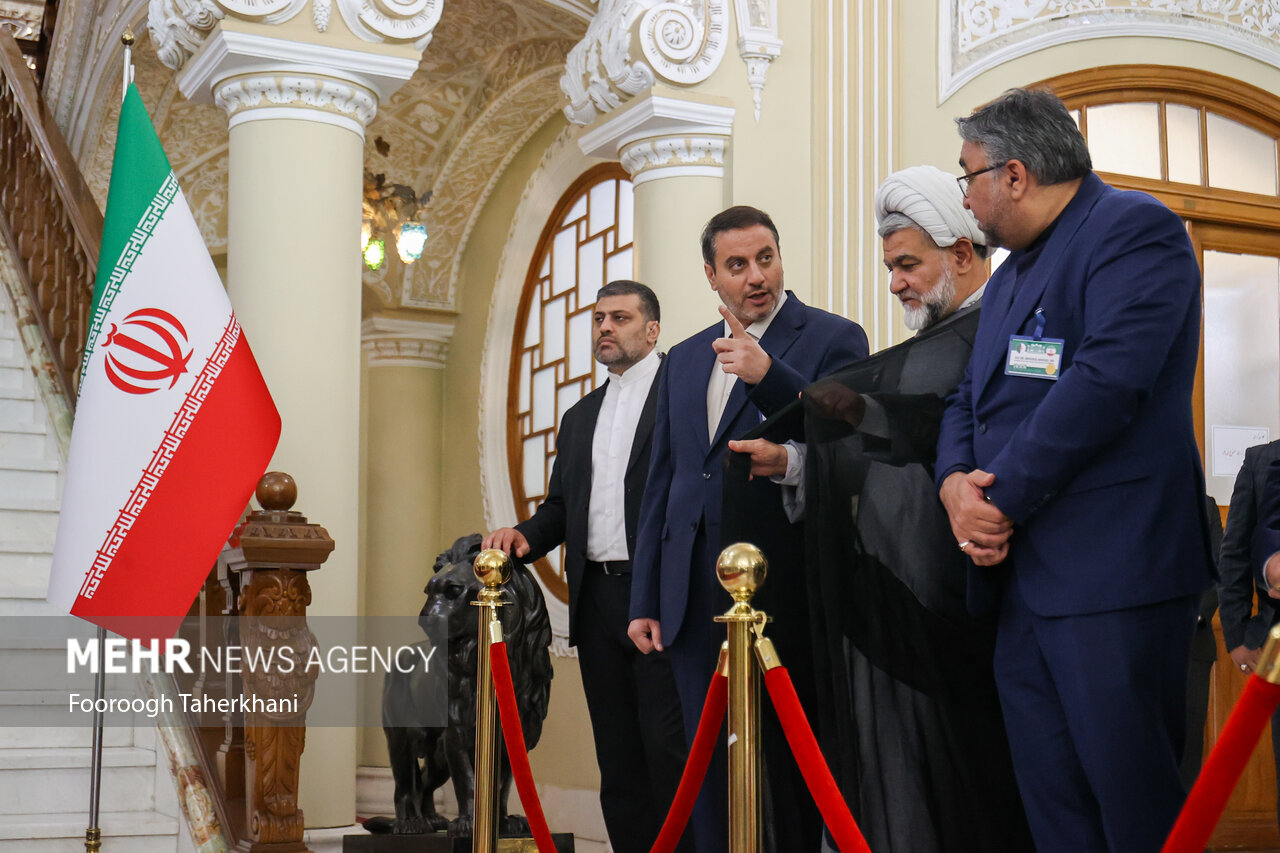  دیدار رییس مجلس ایران و الجزایر