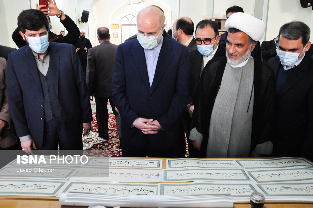 حضور قالیباف در مراسم بزرگداشت شهید مدرس