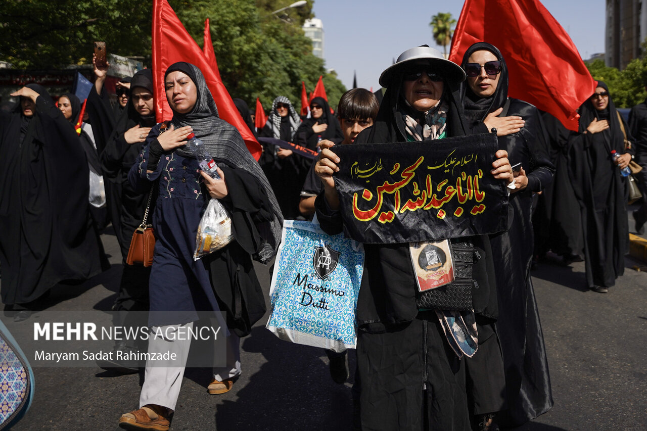 مراسم جاماندگان اربعین در استان‌ها