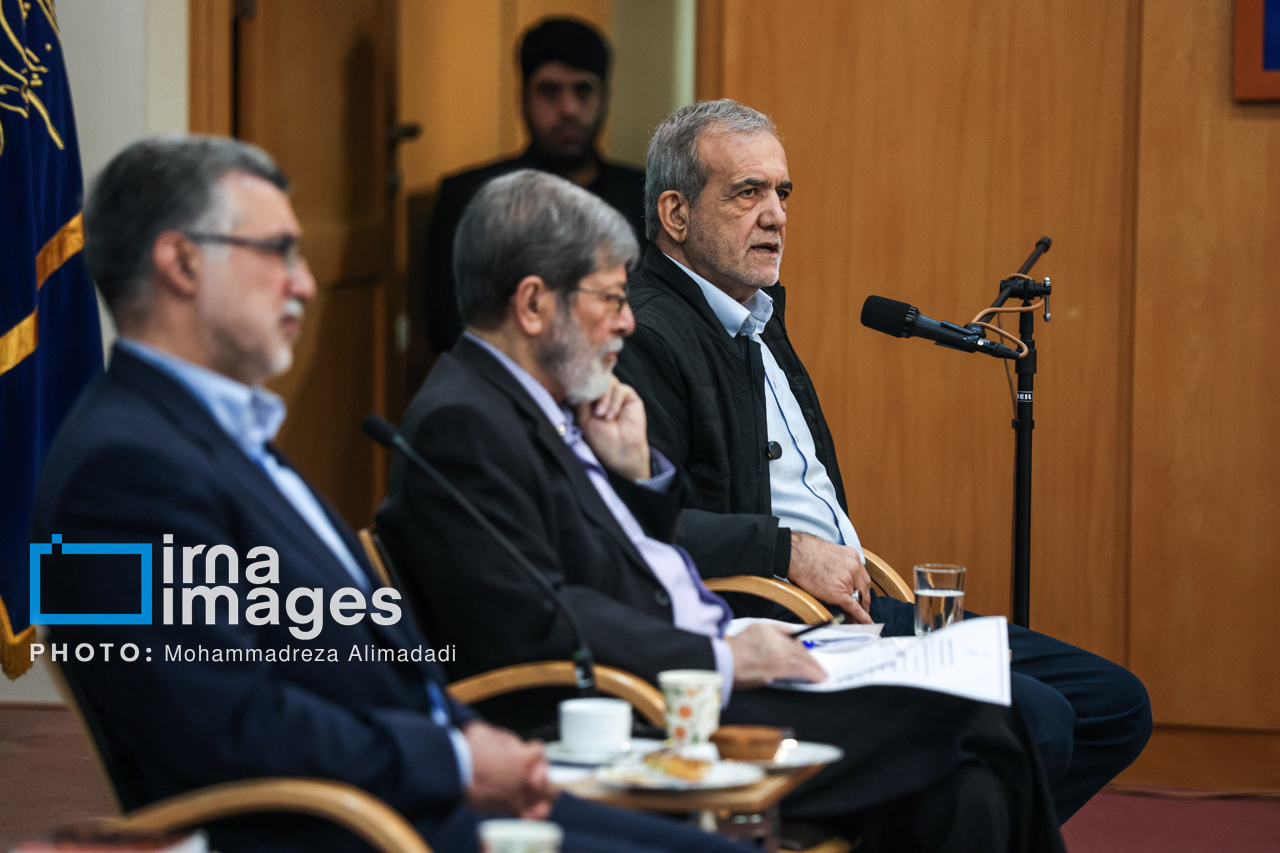 دیدار جمعی از اعضای جامعه پزشکان با رئیس جمهور