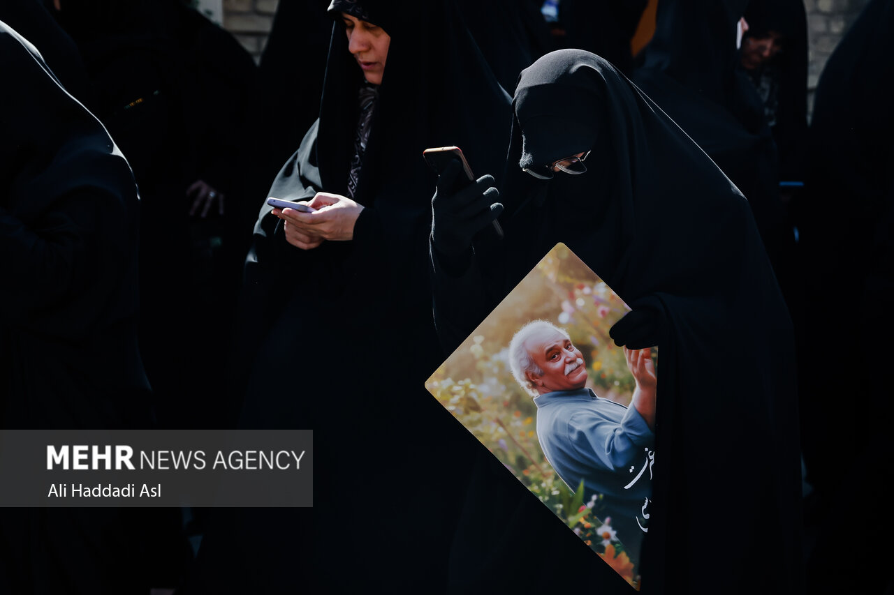 مراسم تشییع پیکر محمد کاسبی