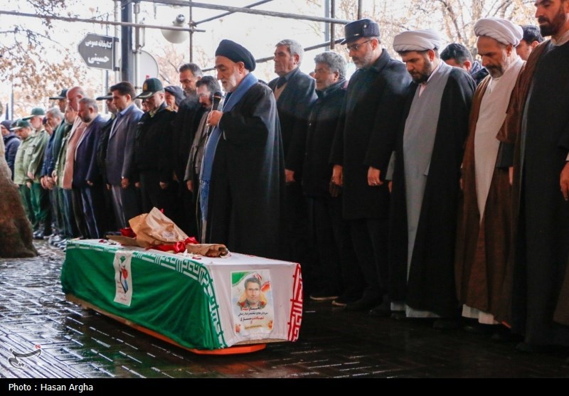 مراسم تشیع پیکر جانباز شهید سردار حاج محمدرضا رضایی