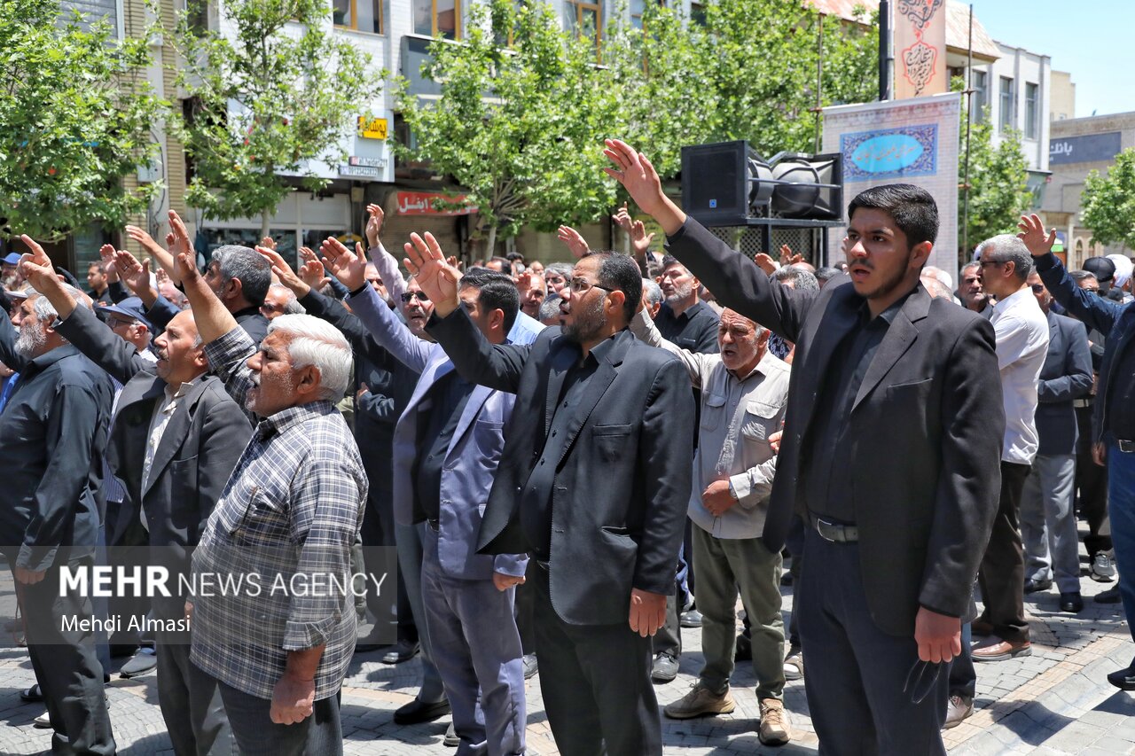 دسته عزاداری سالگرد ارتحال امام خمینی (ره) در زنجان