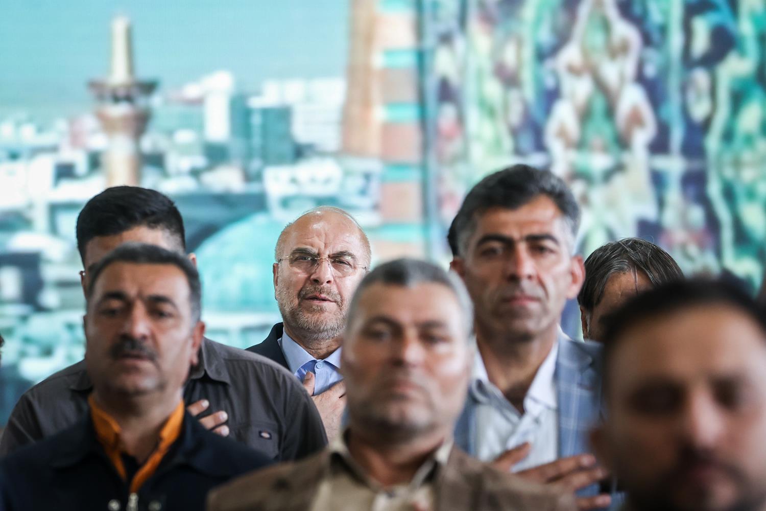 حضور قالیباف در همایش صنعتگران، کارآفرینان