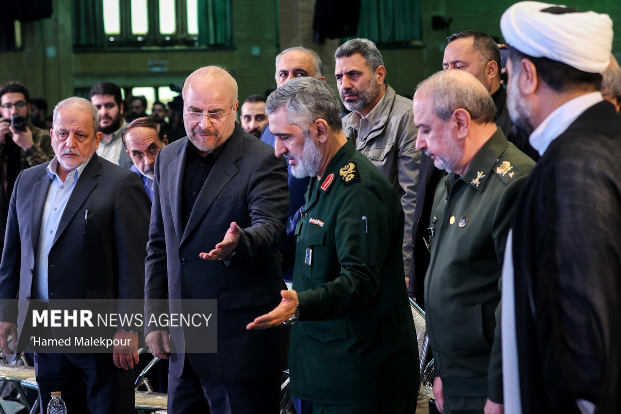 قالیباف در مراسم سیزدهمین سالگرد شهادت سردار شهید حسن طهرانی مقدم