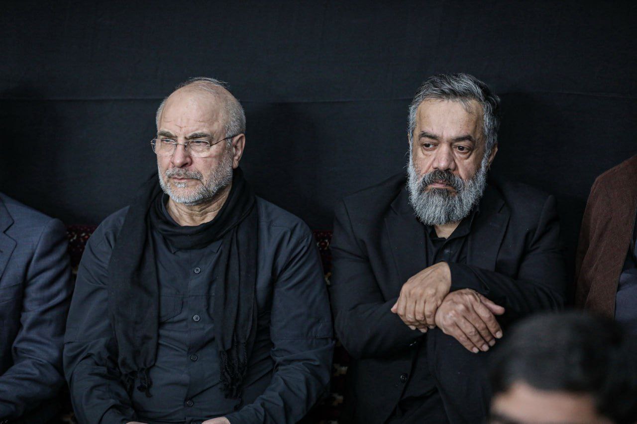 حضور قالیباف در اولین روز هیئت آل‌یاسین 