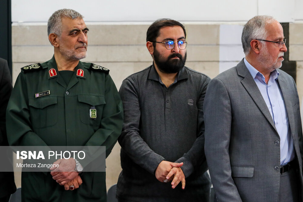 مراسم اولین سالگرد شهادت سردار زاهدی و همراهان