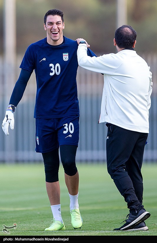 تمرین تیم‌ ملی فوتبال