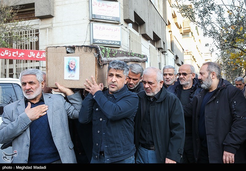 مراسم تشییع و خاکسپاری پدر شهیدان لشگریان